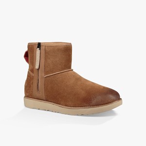 Ugg Classic Mini Zip Waterproof Alla Väderstövlar Herr Bruna (048196DBC)